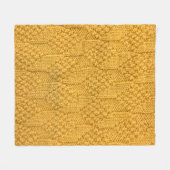 Sluiten van het breinpatroon. fleece deken (Voorkant (Horizontaal))