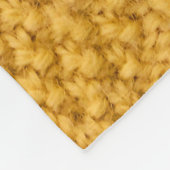 Sluiten van het breinpatroon. fleece deken (Hoek)