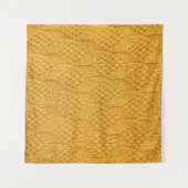 Sluiten van het breinpatroon. wandkleed (Voorkant (horizontaal))