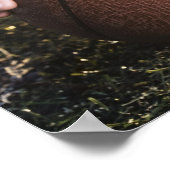 Sluiten van het centrum van het football voorberei poster (Hoek)