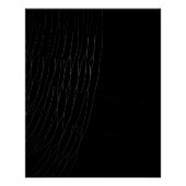 Sluiten van het Witte Web met Zwart Poster (Voorkant)