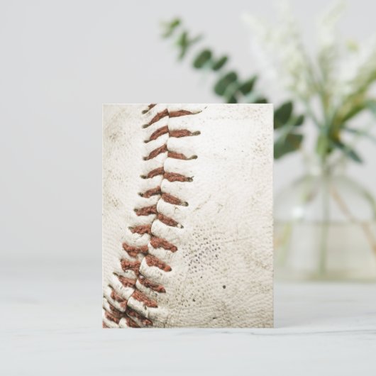 Sluiten van honkbal briefkaart (Staand voorkant)