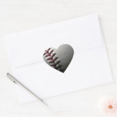 Sluiten van honkbal hart sticker (Envelop)