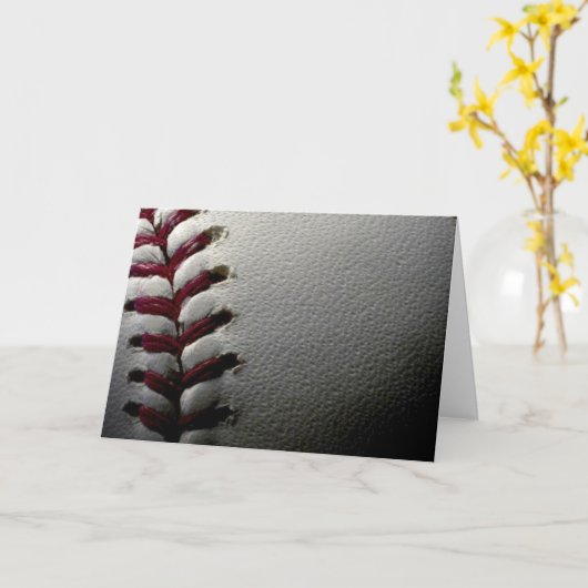 Sluiten van honkbal kaart (Gele Bloem)