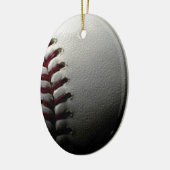 Sluiten van honkbal keramisch ornament (Links)