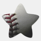 Sluiten van honkbal ster sticker (Voorkant)