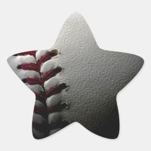 Sluiten van honkbal ster sticker