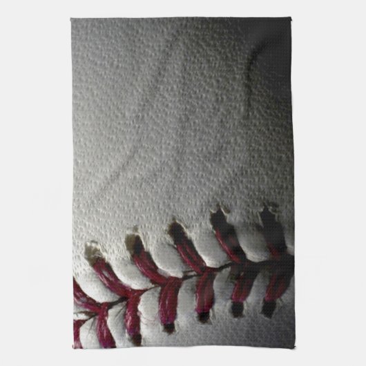 Sluiten van honkbal theedoek (Verticaal)