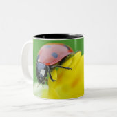 Sluiten van Ladybug Tweekleurige Koffiemok (Voorkant links)