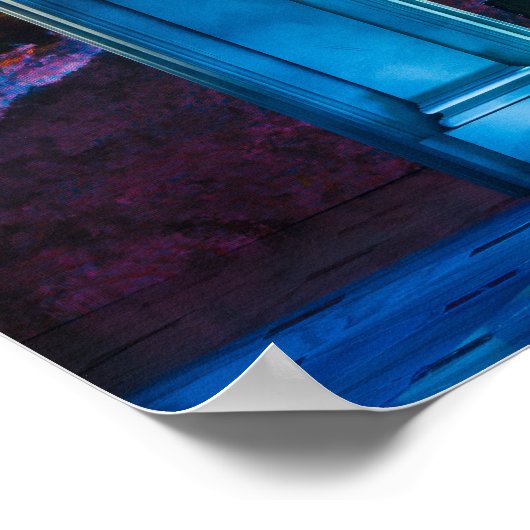 Sluiten van nachtafscheid poster (Hoek)