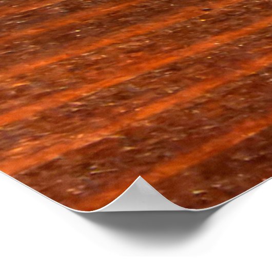 Sluiten van oude houten vloeren, deel van de poster (Hoek)