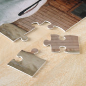 Sluiten van paarden met mond-open legpuzzel (Zijkant)