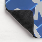 Sluiten van papierkettingpoppen muismat (Hoek)