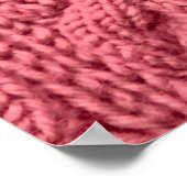 Sluiten van patroon van sweater textuur. poster (Hoek)