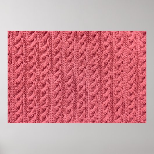 Sluiten van patroon van sweater textuur. poster (Voorkant)