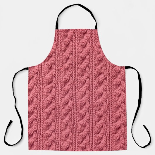 Sluiten van patroon van sweater textuur. schort (Voorkant)