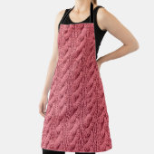 Sluiten van patroon van sweater textuur. schort (Insitu)