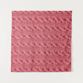 Sluiten van patroon van sweater textuur. wandkleed (Voorkant (horizontaal))