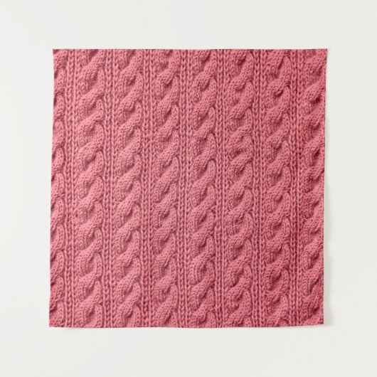 Sluiten van patroon van sweater textuur. wandkleed (Voorkant)