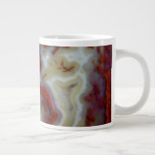 Sluiten van Red Moss Agate Slab Grote Koffiekop (Rechts)