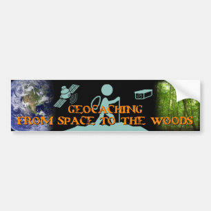 SLUITEN van ruimte naar bossen Bumpersticker