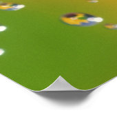 Sluiten van spinweb met dauwdruppels poster (Hoek)