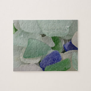 Sluiten van strandglas, Alaska Legpuzzel