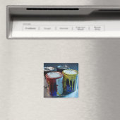 Sluiten van vier verfblikjes magneet (Insitu (Vaatwasser))