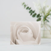 Sluiten van White Rose Petals Briefkaart (Staand voorkant)