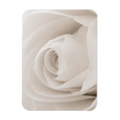 Sluiten van White Rose Petals Magneet (Verticaal)