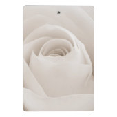 Sluiten van White Rose Petals Mini Klembord (Achterkant)