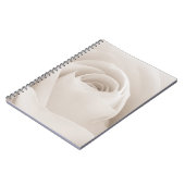 Sluiten van White Rose Petals Notitieboek (Linkerzijde)