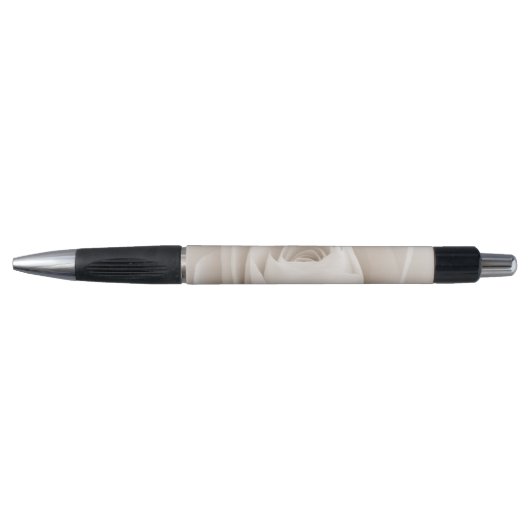 Sluiten van White Rose Petals Pen (Voorkant)