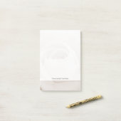 Sluiten van White Rose Petals Post-it® Notes (Op bureau)