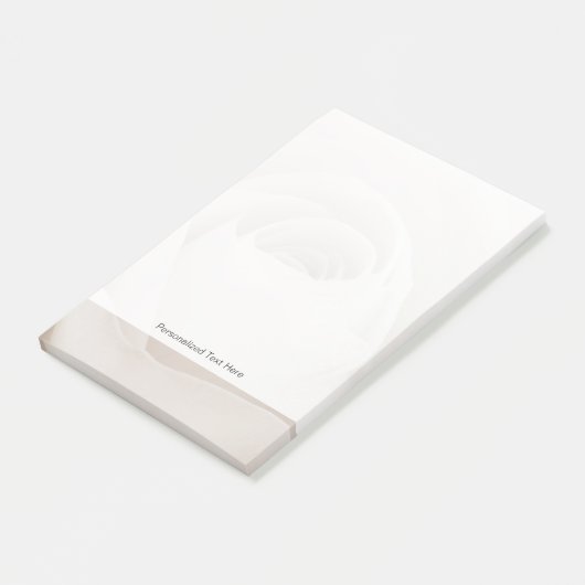 Sluiten van White Rose Petals Post-it® Notes (Schuin)