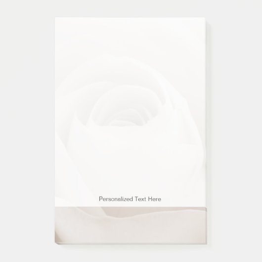 Sluiten van White Rose Petals Post-it® Notes (Voorkant)