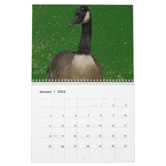Sluiten Wildlife Kalender (Jan 2026)