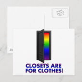 Sluiten zijn voor kleren briefkaart (Voorkant / Achterkant)