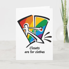 Sluiten zijn voor kleren kaart