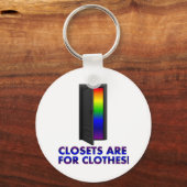 Sluiten zijn voor kleren sleutelhanger (Voorkant)