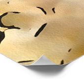 Sluiten zijportret van een Turkse schildpad Poster (Hoek)