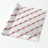 Sluitend kerstpapier voor Baby Cadeaupapier (Uitgerold)