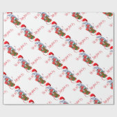 Sluitend kerstpapier voor Baby Cadeaupapier (Vlak)