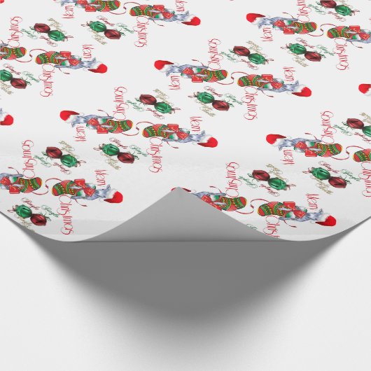 Sluitend kerstpapier voor Baby Cadeaupapier (Hoek)