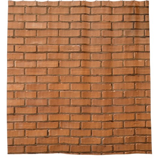 Sluitfotografie van de bruine muur douchegordijn (Voorkant)