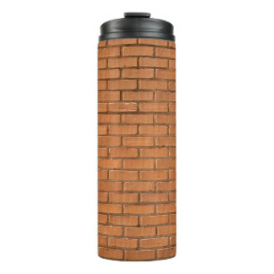 Sluitfotografie van de bruine muur thermosbeker