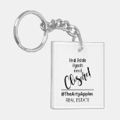 sluiting bedrijfsbedrijf voor aangepaste logo sleutelhanger (Voorkant Links)