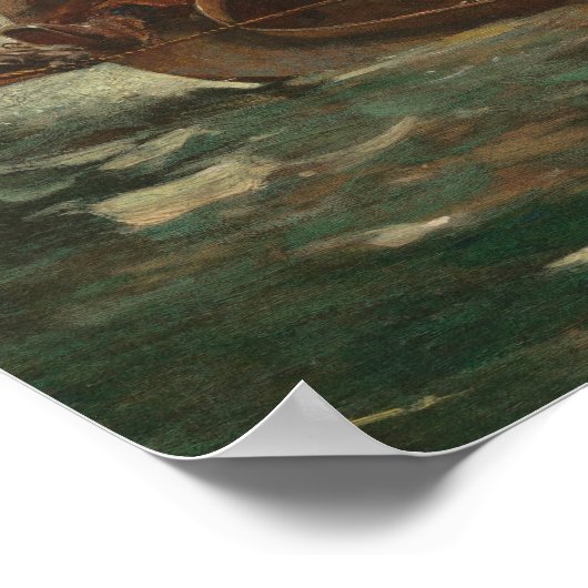 Sluiting (een eerlijke wind) door Winslow Homer Poster (Hoek)