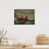 Sluiting (een eerlijke wind) door Winslow Homer Poster (Keuken)