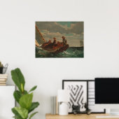 Sluiting (een eerlijke wind) door Winslow Homer Poster (Thuiskantoor)